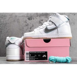 Diamond x SB Dunk Low \"White\"