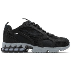 Stussy x Air Zoom Spiridon Caged \'Black Cool Grey\'