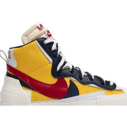 Sacai x Blazer Mid Maize Navy