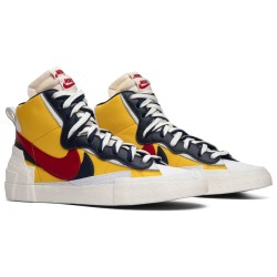 Sacai x Blazer Mid Maize Navy