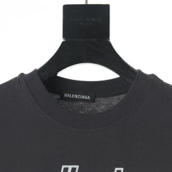 Balenciaga 20FW 24 hours news short sleeve T-shirt