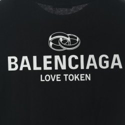 Balenciaga BLCG Love ring round neck short sleeve T-shirt