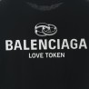 Balenciaga BLCG Love ring round neck short sleeve T-shirt