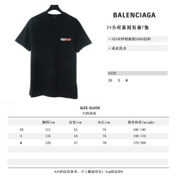 Balenciaga BLCG 20FW 24-hour news short-sleeved T-shirt