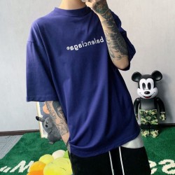 Balenciaga BLCG 20FW Letter R logo printed short sleeve