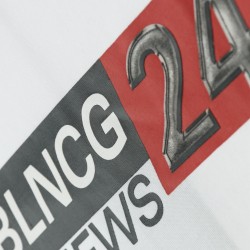 Balenciaga BLCG 20FW 25-hour news short-sleeved T-shirt