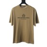 Balenciaga BLCG Crown Wheat Lock Button Print Short Sleeve T-shirt