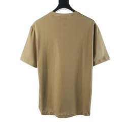 Balenciaga BLCG Crown Wheat Lock Button Print Short Sleeve T-shirt