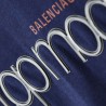 Balenciaga BLCG 20ss top model text patch short sleeves