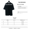 Balenciaga BLCG 20ss black back letter short sleeve