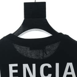 Balenciaga BLCG 20ss black back letter short sleeve