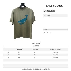 Balenciaga BLCG new back logo short sleeve