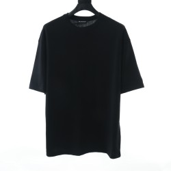 Balenciaga BLCG 20ss black back letter short sleeve