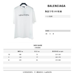 Balenciaga BLCG 20ss short sleeve T-shirt with letters on chest