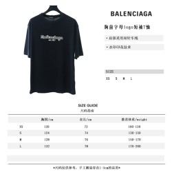 Balenciaga BLCG 20ss short-sleeved T-shirt with logo on chest (envelope packaging