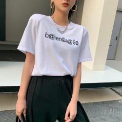 Balenciaga BLCG 20ss short sleeve T-shirt with letters on chest