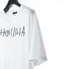 Balenciaga BLCG 20ss hand-painted logo logo printing short sleeve