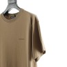 Balenciaga BLCG 20SS small logo wheat short sleeve T-shirt