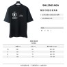 Balenciaga BLCG 20ss short sleeve T-shirt with letters on chest