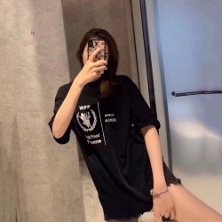 Balenciaga BLCG 20ss short sleeve T-shirt with letters on chest