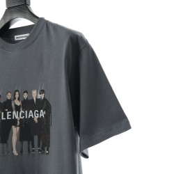 Balenciaga BLCG All-Star Portrait Short Sleeve T-shirt