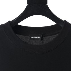 Balenciaga BLCG lock crown wheat ear short os version tee shirt