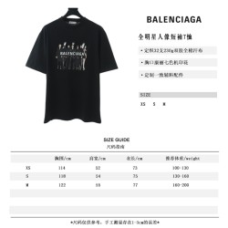 Balenciaga BLCG All-Star Portrait Short Sleeve T-shirt