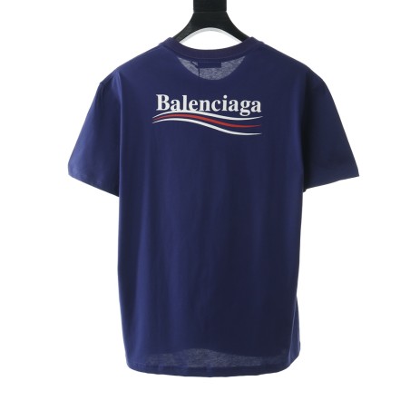 Balenciaga BLCG 20ss classic blue cola short sleeve