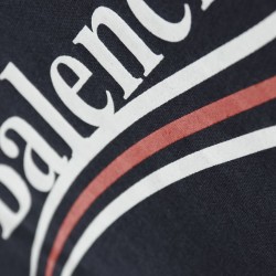 Balenciaga BLCG 20ss classic navy blue cola short sleeve