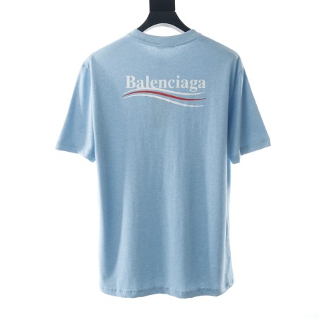 Balenciaga BLCG 20SS Ice Blue Coke Short Sleeve