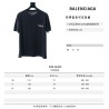 Balenciaga BLCG 20ss classic navy blue cola short sleeve