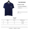 Balenciaga BLCG 20ss classic blue cola short sleeve