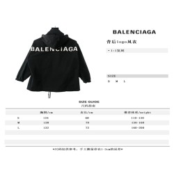 BLCG Logo Back Trench Coat Black