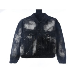 BLCG 19FW Graffiti Washed Denim Jacket