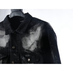 BLCG 19FW Graffiti Washed Denim Jacket