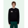 OFF WHITE Oil Painting Round Neck Sweater Black