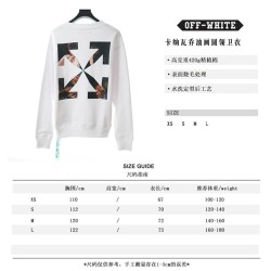 OFF WHITE Oil Painting Round Neck Sweater