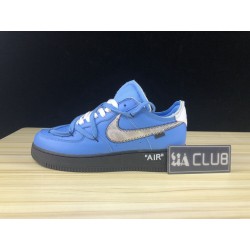 Off-White x Nike Air Force 1 07 Low University Blue