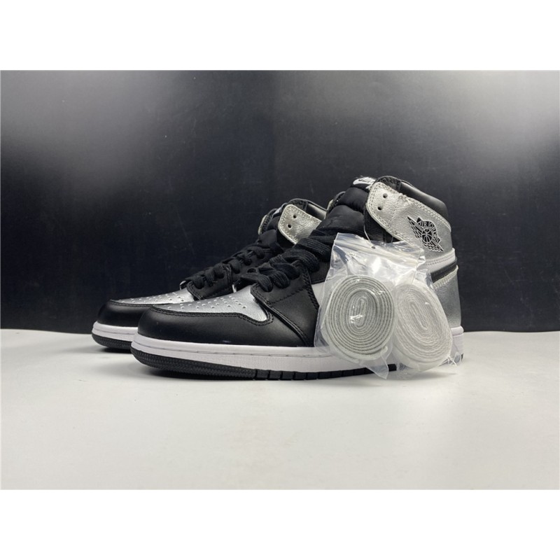 Air Jordan 1 High OG WMNS  Silver Toe CD0461-001)