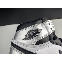 Air Jordan 1 High OG WMNS  Silver Toe CD0461-001)