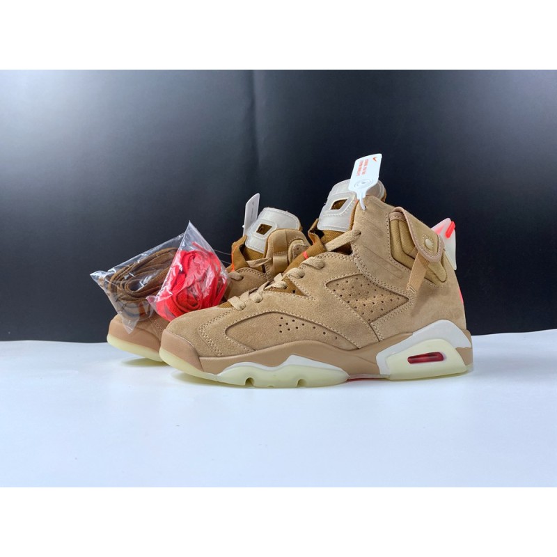 Travis Scott x Air Jordan 6 “British Khaki” DH0690-200