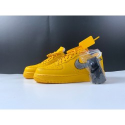 Off-White x Nike Air Force 1 “University Gold” DD1876-700