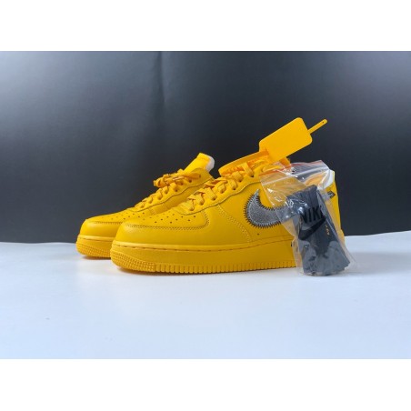 Off-White x Nike Air Force 1 “University Gold” DD1876-700