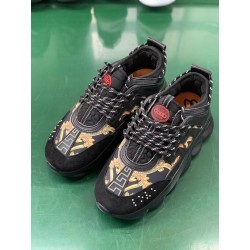 V*ERSACE CHAIN REACTION SNEAKERS BLACK