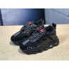 V*ERSACE CHAIN REACTION SNEAKERS BLACK&amp;RED