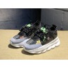 V*ERSACE CHAIN REACTION SNEAKERS BLACK&amp;WHITE&amp;GREEN