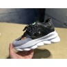 V*ERSACE CHAIN REACTION SNEAKERS BLACK&amp;WHITE&amp;GREEN