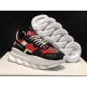 V*ERSACE CHAIN REACTION SNEAKERS BLACK&amp;WHITE&amp;RED