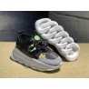 V*ERSACE CHAIN REACTION SNEAKERS BLACK&amp;WHITE&amp;GREEN