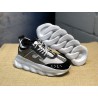 V*ERSACE CHAIN REACTION SNEAKERS BLACK&amp;WHITE&amp;GREY